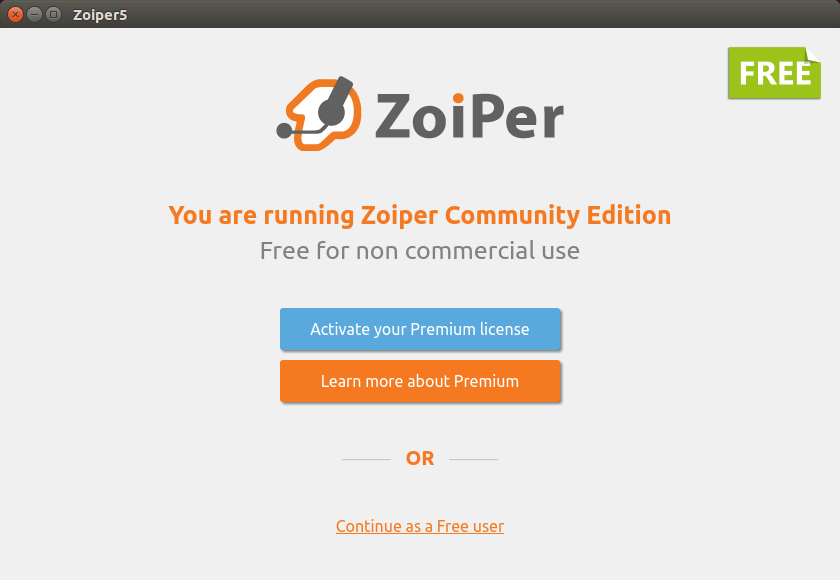Zoiper for Linux
