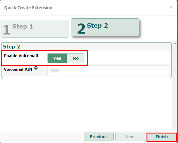 freePBX create extension number