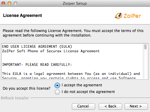 Zoiper for Mac